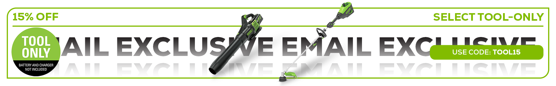 Tool-Only Sale banner