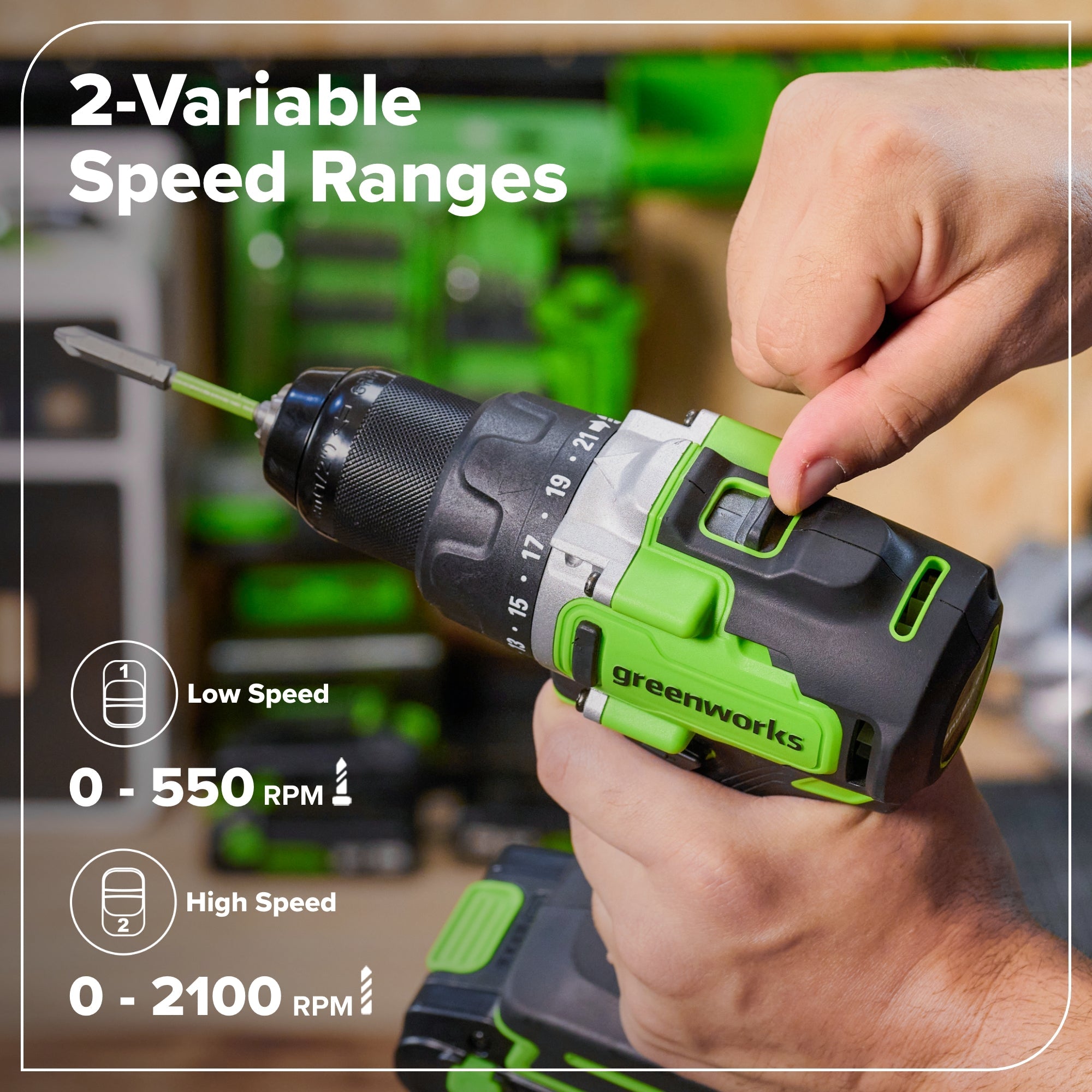 24V Cordless Battery 1/2" 800 in/lbs Drill Driver: 4.0 Ah USB-C Battery and 65W USB-C Fast Charger