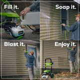 2200-PSI 14 Amp 1.2 GPM Electric Pressure Washer