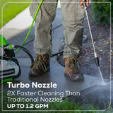2200-PSI 14 Amp 1.2 GPM Electric Pressure Washer