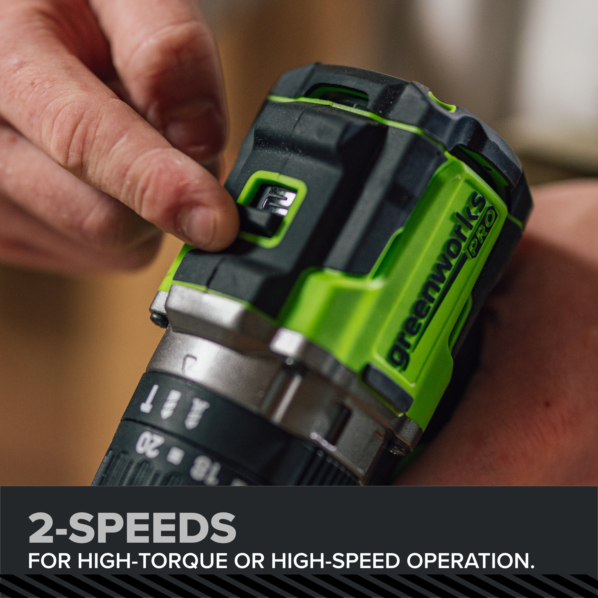 24V PowerAll Pro 850 in-lb 1/2" Hammer Drill, with 2.0 Ah USB-C Battery, 30W Charger, Belt Clip, and Auxiliary Handle
