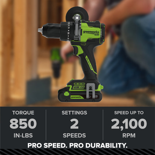 24V PowerAll Pro 850 in-lb 1/2