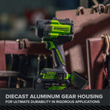 24V PowerAll Pro 750 ft-lb Breakaway Torque 1/2" Impact Wrench, Tool Only