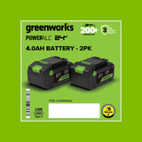 24V PowerAll High Power 4.0 Ah Battery (2-Pack)