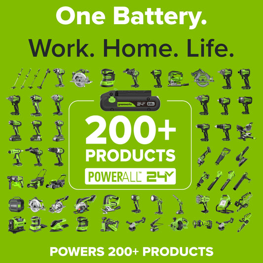 24V PowerAll Battery and Charger Kit, with 2.0 Ah Battery, 30W USB-C Charging Block, and Cable