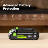 24V 2.0 Ah Battery with Bi-Directional USB-C Port