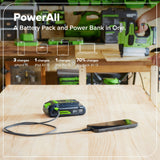 24V 2.0 Ah Battery with Bi-Directional USB-C Port