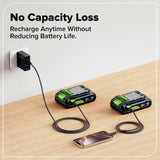 24V 2.0 Ah Battery with Bi-Directional USB-C Port