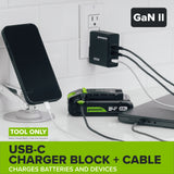 24V PowerAll 3.2° Oscillating Multi-Tool Kit with 3 Blades & 10-Piece Sanding Set
