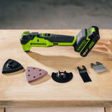 24V Cordless 280 in-lbs Drill/Driver Power Tool 5PC Combo Kit: (2) 2.0 Ah USB-C Batteries, 30W USB-C Charger Block, and 3' 100W USB-C Cable