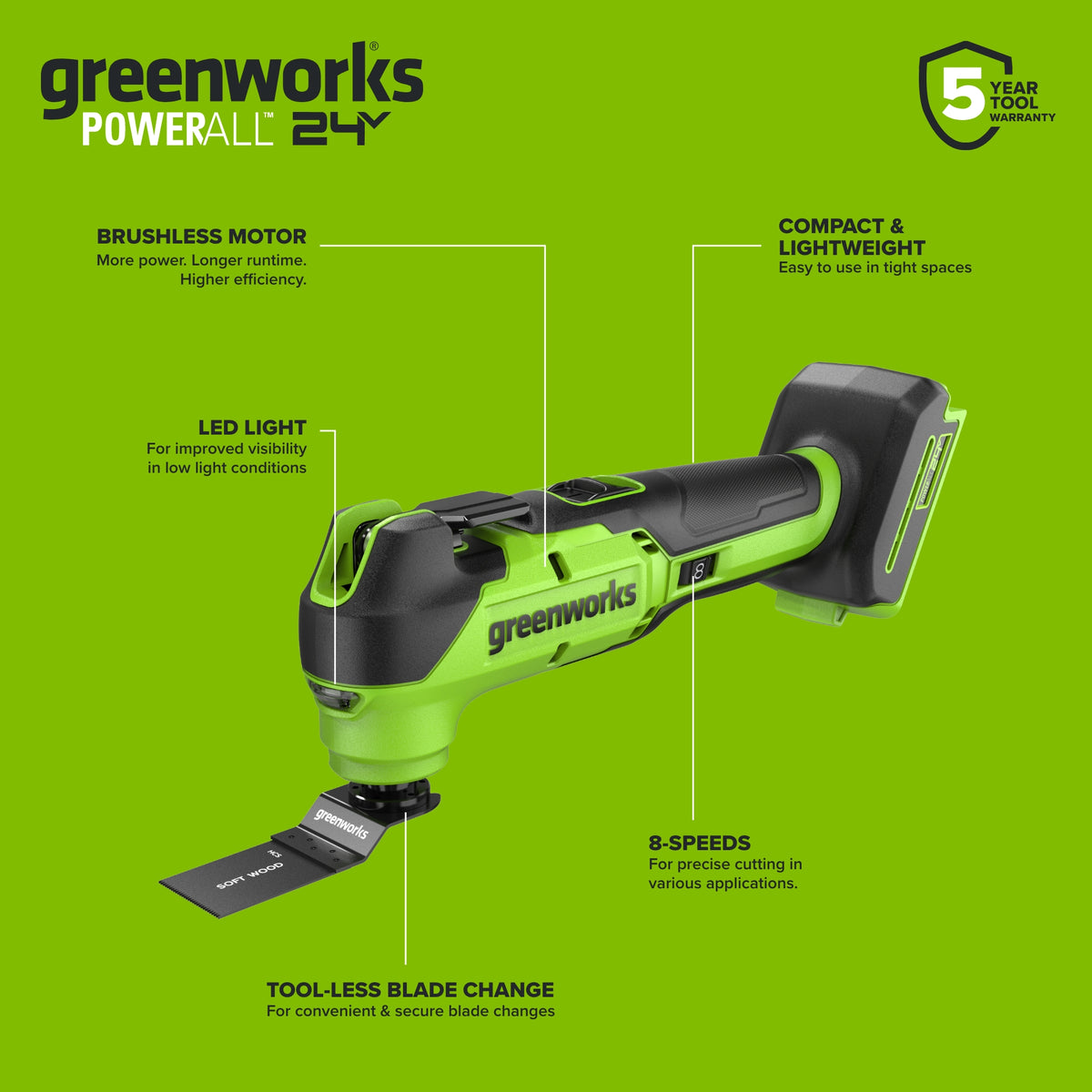 24V Cordless 280 in-lbs Drill/Driver Power Tool 5PC Combo Kit: (2) 2.0 Ah USB-C Batteries, 30W USB-C Charger Block, and 3' 100W USB-C Cable
