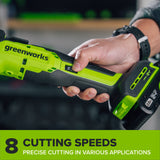 24V Cordless 280 in-lbs Drill/Driver Power Tool 3PC Combo Kit w/ 6-1/2" Circular Saw & Oscillating Multi-Tool: (1) 2.0Ah USB-C Battery, (1) 30W USB-C Charger, (1) 3' 100W USB-C Cable