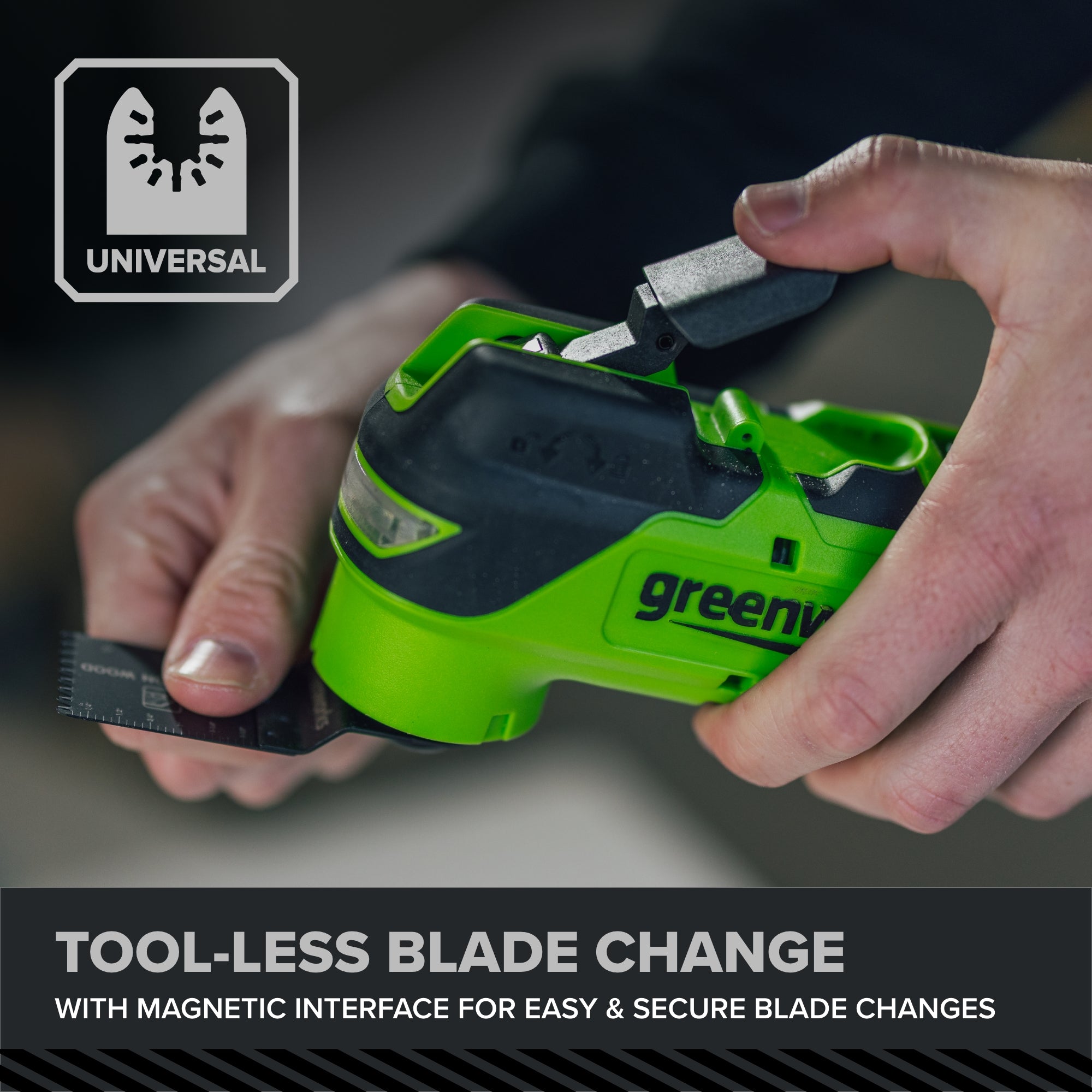 24V PowerAll Pro 4.2° Oscillating Multi-Tool Kit with with Depth Stop, Dust Extractor & Sanding Accessories