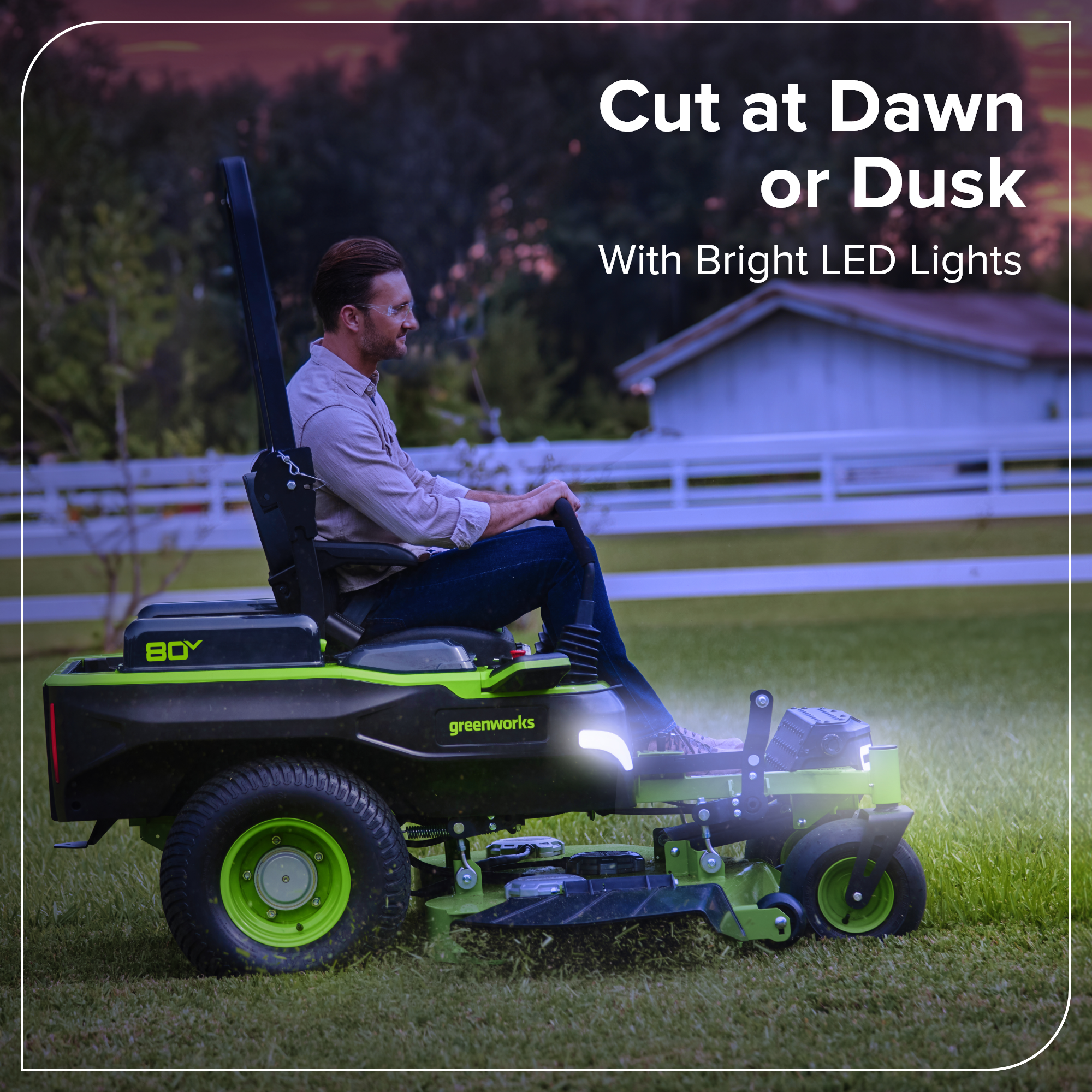80V 54" MaximusZ Zero Turn Riding Mower: (2) 16.0 Ah and (4) 6.0 Ah Batteries and 1.5kW Charger, MZ5481