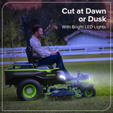 80V 54" MaximusZ Zero Turn Riding Mower: (2) 16.0 Ah and (4) 6.0 Ah Batteries and 1.5kW Charger, MZ5481