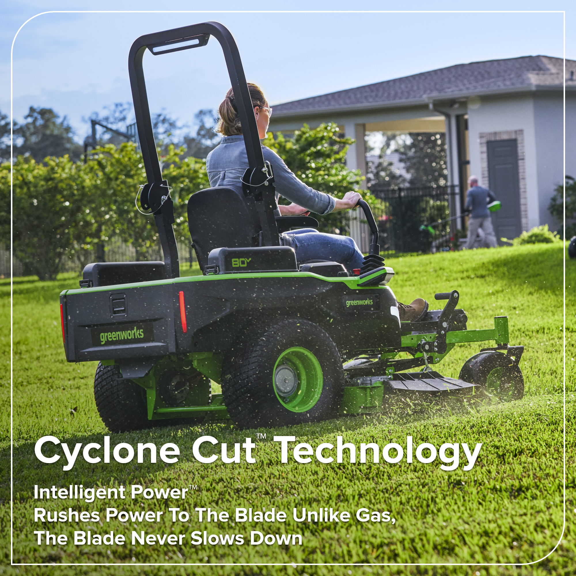 80V 54" MaximusZ Zero Turn Riding Mower: (2) 16.0 Ah and (4) 6.0 Ah Batteries and 1.5kW Charger, MZ5481