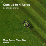 80V 54" MaximusZ Zero Turn Riding Mower: (2) 16.0 Ah and (4) 6.0 Ah Batteries and 1.5kW Charger, MZ5481
