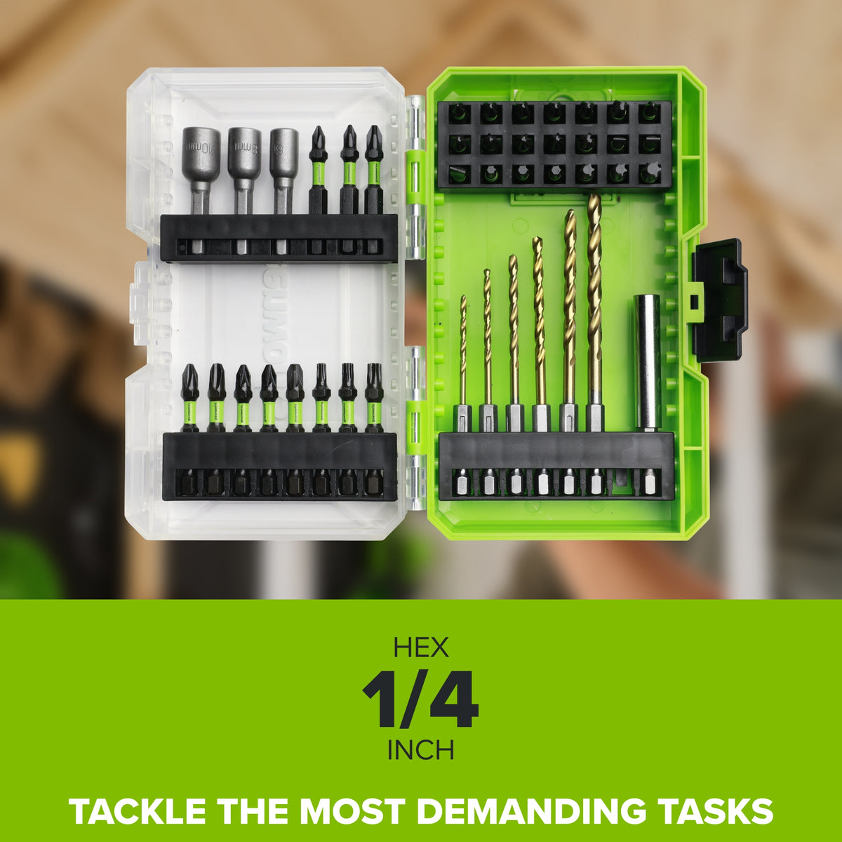 42-PC 25 mm Screwdriver Bits with Color Coding