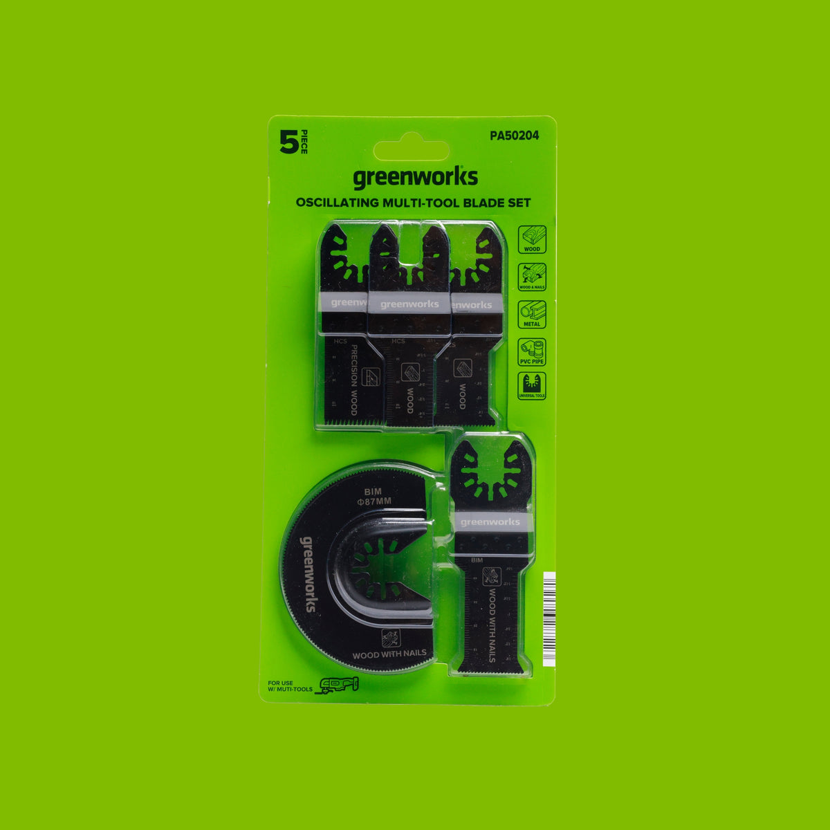 5-PC General Use Multi Tool Blades