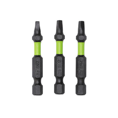 Pro 3-PC  S2 2” Impact Rated Bits - Square (#2)