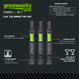 Pro  3-PC S2 2” Impact Rated Bits
