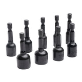 9-PC 1-3/4 in. Impact-Rated Magnetic SAE Nut Setters