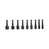 9-PC 1-3/4 in. Impact-Rated Magnetic SAE Nut Setters