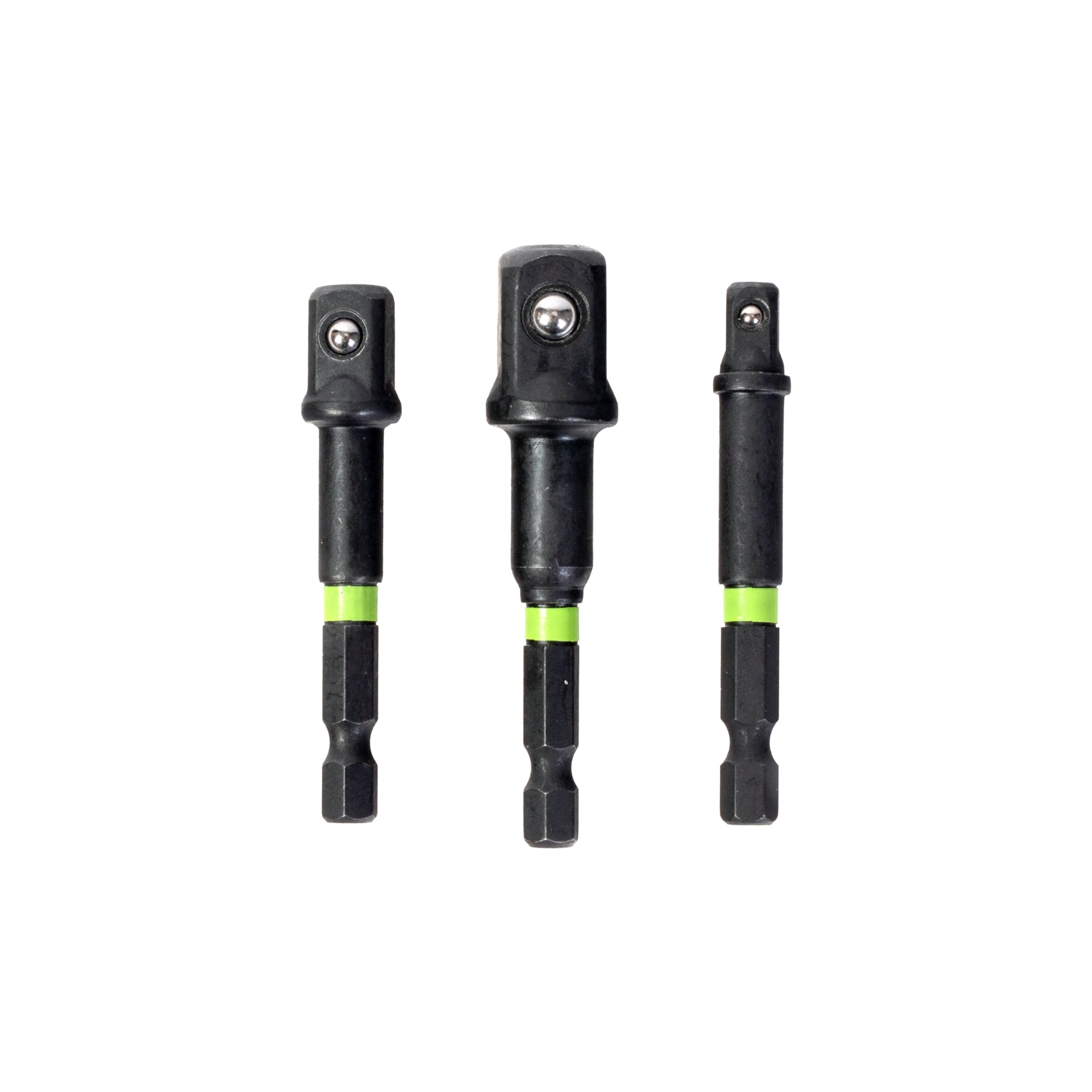 3-PC Impact-Rated Hex Shank Socket Driver Set