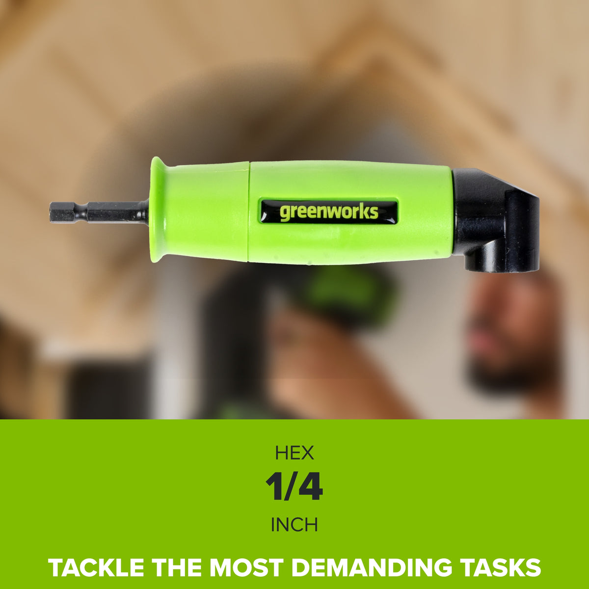 Magnetic 1/4" Hex Shank Right Angle Drill Attachment