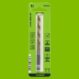 Half Ground 1/4" Hex Shank Titanium Drill Bit Set