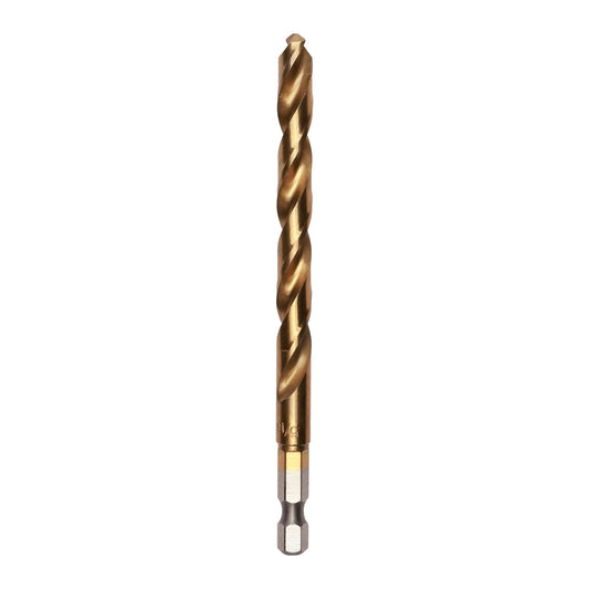 Half Ground 5/16-inch Hex Shank Titanium Drill Bit Set