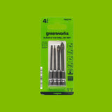 4-PC Glass and Ceramic Bit Set