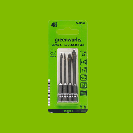4-PC Glass and Ceramic Bit Set