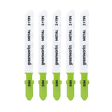 5-PC 3-5/8 in. 24 TPI HSS Thin Metal Jigsaw Blade