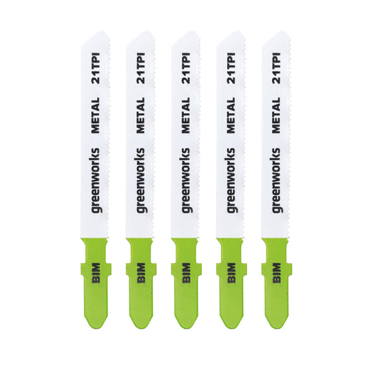 5-PC 3-5/8 in. 24 TPI HSS Thin Metal Jigsaw Blade