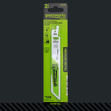 2-PC Pro 6 in. 18TPI Carbide Recip Saw Blades