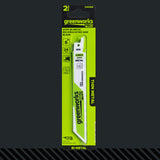 Pro 6 in. 24TPI Carbide Recip Saw Blades, 2-Pack