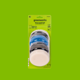 4-Piece Multipurpose 3-1/2" Scrubber Set for Most Surfaces, Used with Impact or Drill Drivers