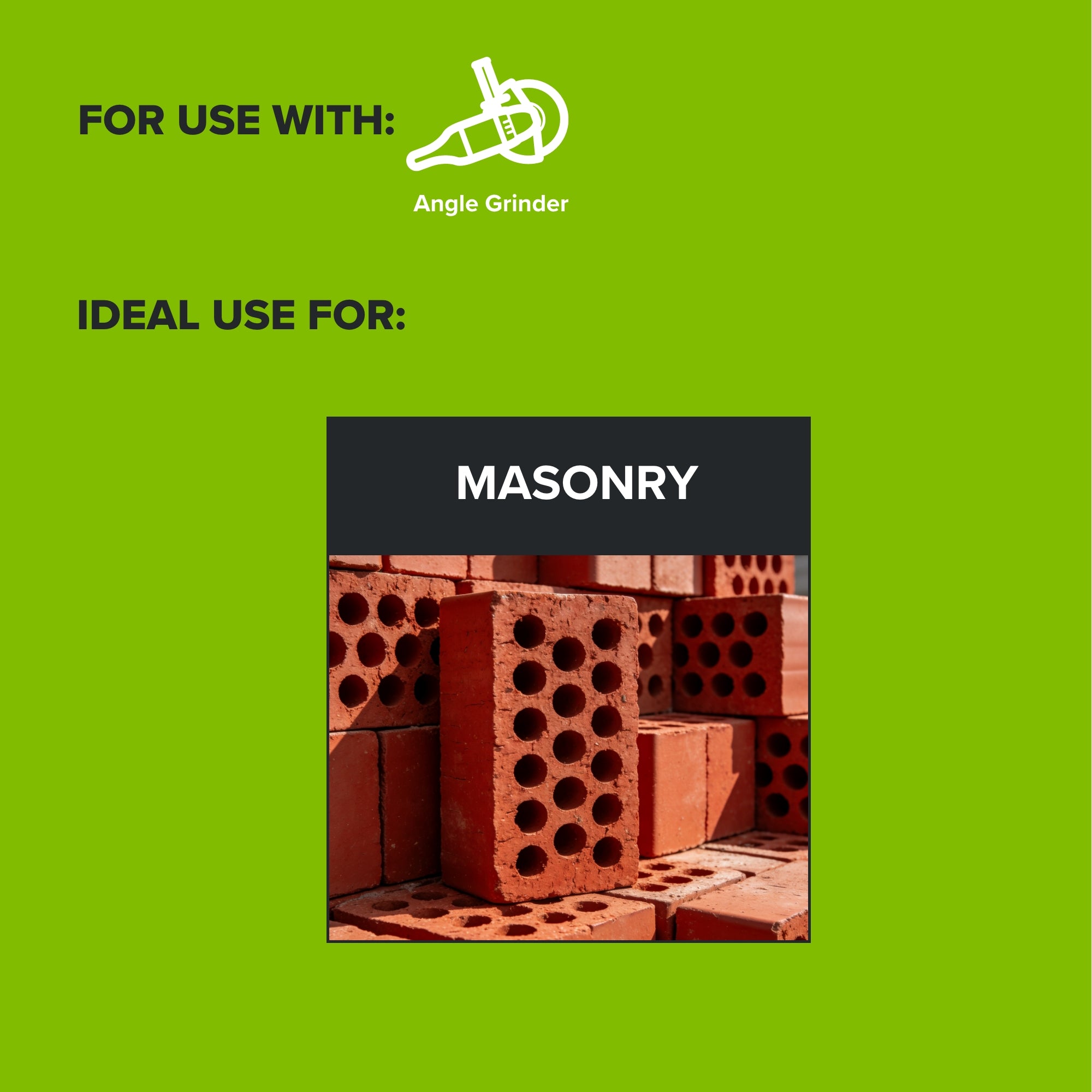 1-PC 4-1/2" Type 27 Masonry Grinding Wheel