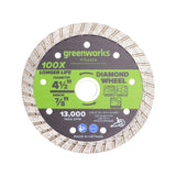 1-PC 4-1/2" Masonry Cutting Turbo Diamond Wheel