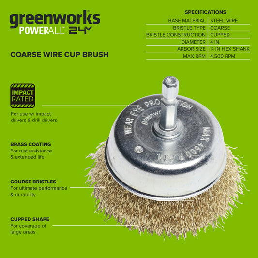 3-inch Cup Wire Wheel Brush