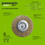 4" Wire Wheel Brush