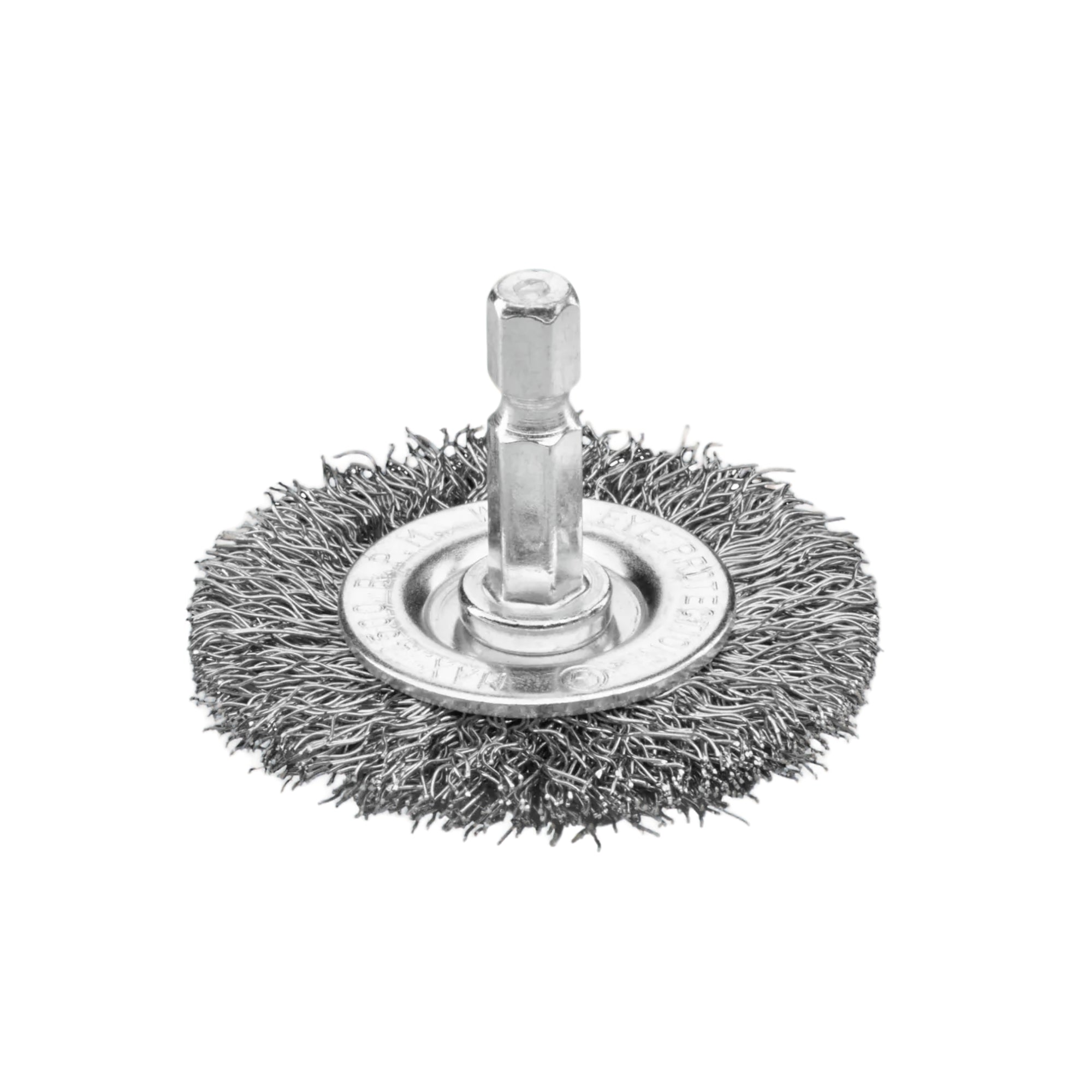 3" Coarse Wire Wheel Brush for Weld Scale, Paint, or Rust Removal and Surface Prep, for Use with Impact and Drill Drivers