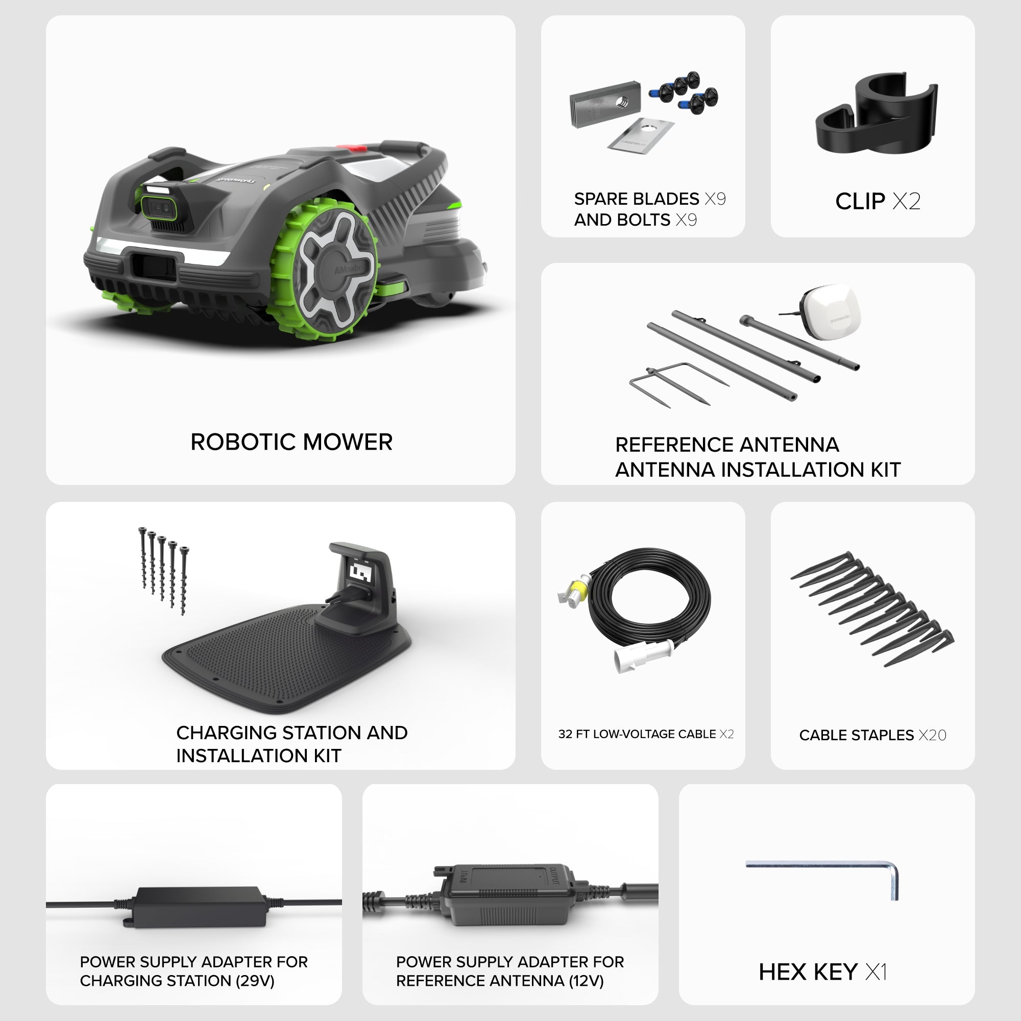 AiMowbot Wire-Free RTKVision Robotic Mower C40 | 1 Acre