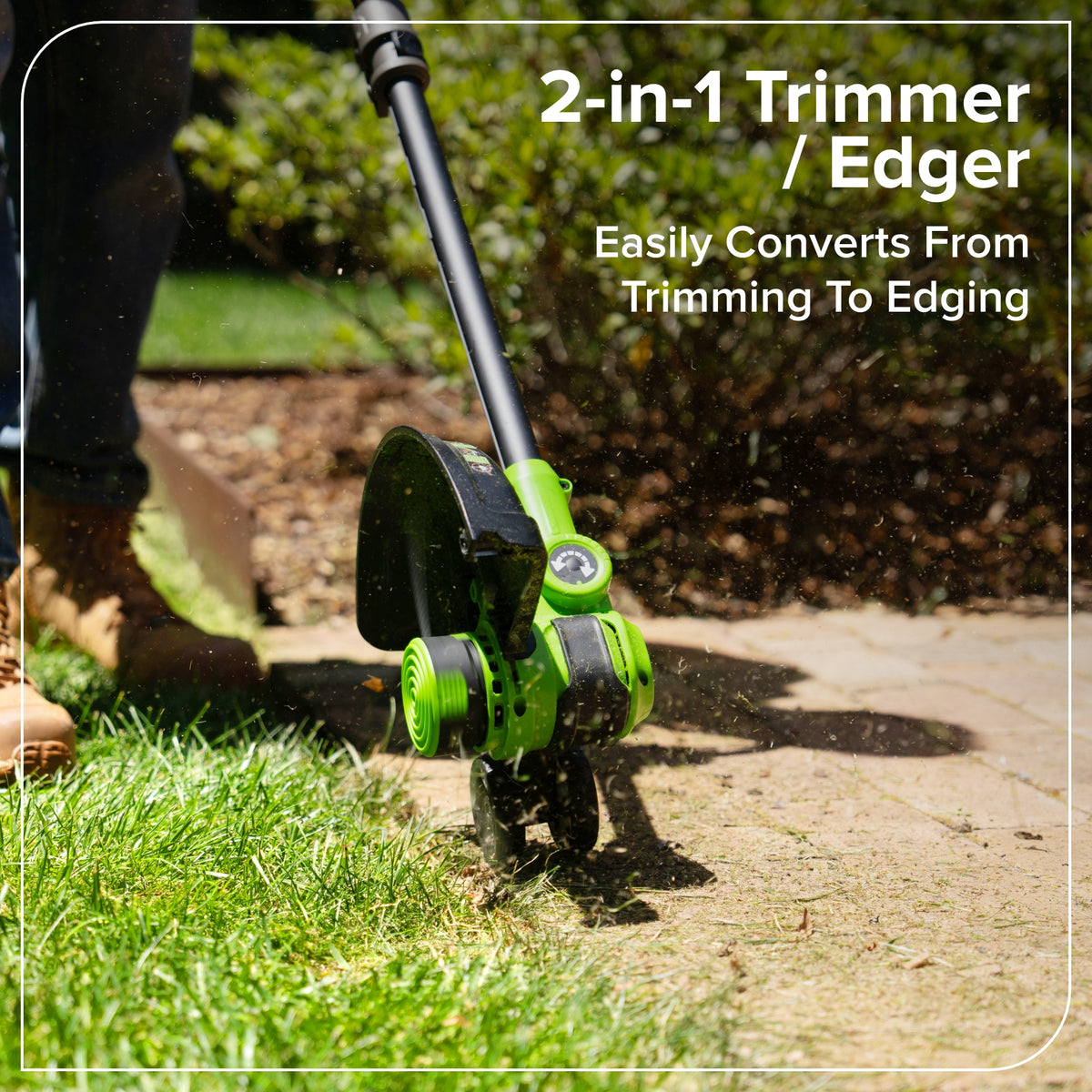 24V 12" Cordless Battery Brushless String Trimmer/Edger (Tool Only)