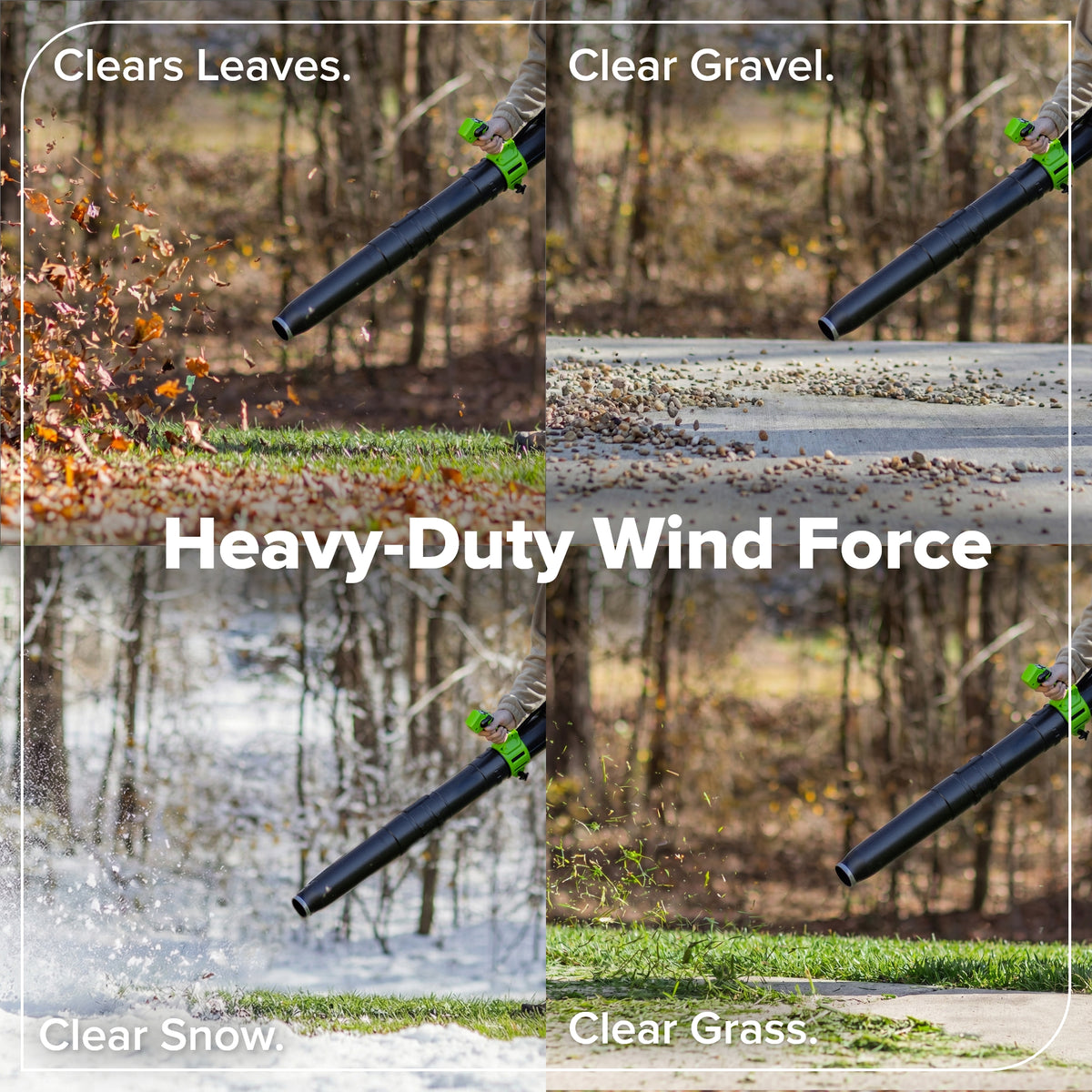 48V (24V x 2) 730 CFM Cordless Battery Dual-Port Backpack Blower: (2) 8.0 Ah Battery, 100W Charger and (2) 3-Ft Cables