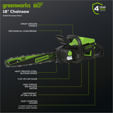 60V 25" Dual Blade Self-Propelled Mower 5-pc Combo Kit, (3) 4.0 Ah Batteries, (1) Single Port Chargers and (1) Dual-Port Charger
