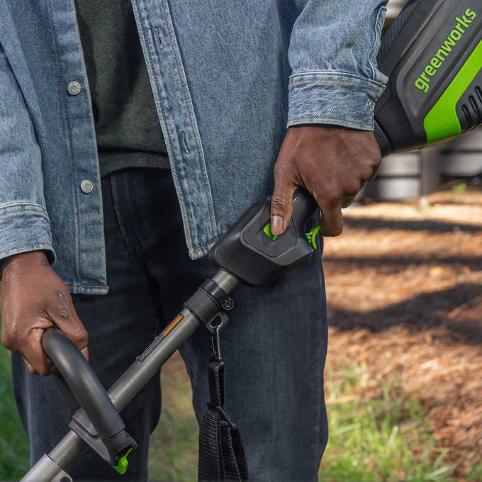 80V 17" Brushless String Trimmer: 2.0 Ah Battery and Charger