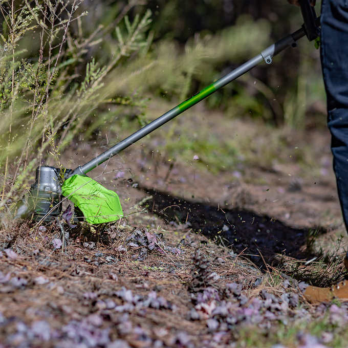 80V 17" Brushless String Trimmer: 2.0 Ah Battery and Charger