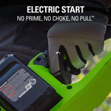 48V (24V x 2) 16" Cordless Battery Chainsaw: (2) 4.0 Ah USB Batteries and Dual-Port Charger